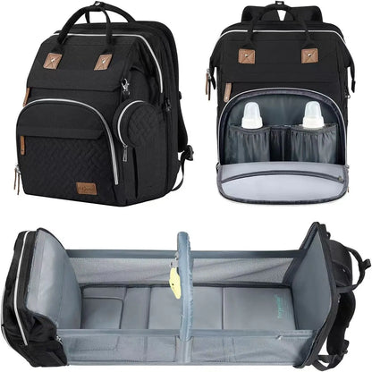 Diaper Bag Backpack – Large Capacity Nappy Changing Bag