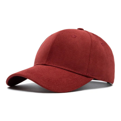 Solid Color Baseball Cap – Unisex Retro Adjustable Hat