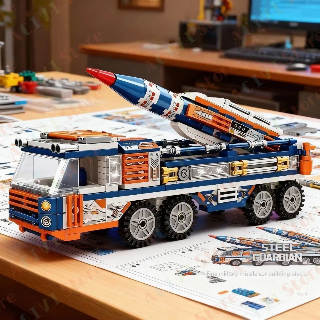 Military Building Blocks Set – Tank, Warship, Plane & Army Models
