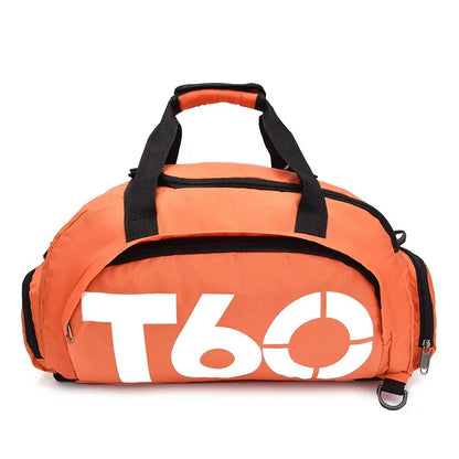 T60 Sports Gym Bag with Dry Wet Separation – Large Capacity