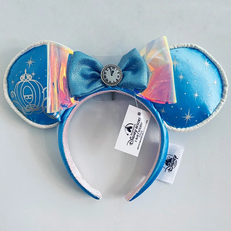 Disney Princess Minnie Ears Headband – Sequin Bow Hair Hoop