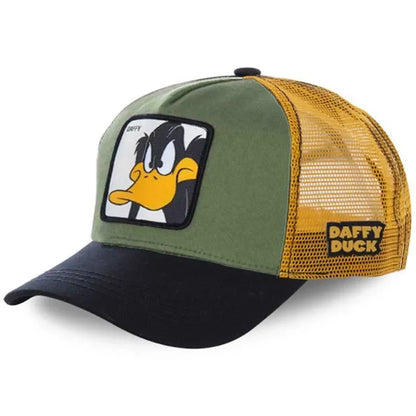 Cartoon Anime Trucker Cap – Unisex Adjustable Baseball Hat