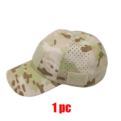 Tactical Baseball Cap with Velcro Patch – Breathable Adjustable Hat