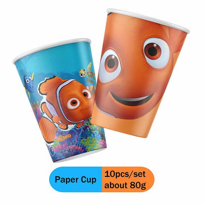 Finding Nemo Party Supplies – Disney Kids Birthday Tableware Decoration Set