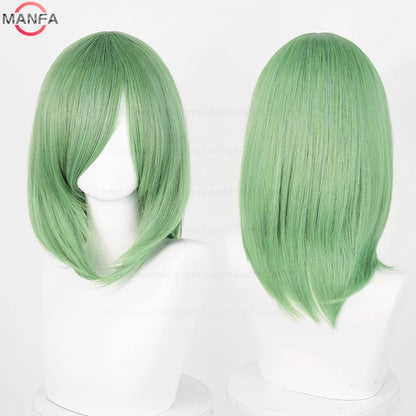 Anime Cosplay Bob Wig with Bangs – 40cm Heat Resistant, 54 Colors