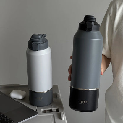 TYESO Vacuum Insulated Sports Water Bottle – Large Capacity