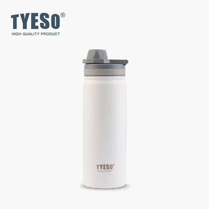 TYESO 25oz Vacuum Insulated Sports Water Bottle 750ml Stainless Steel