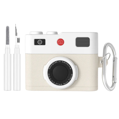 Retro Camera AirPods Pro 3 Case with Keychain & Cleaning Kit