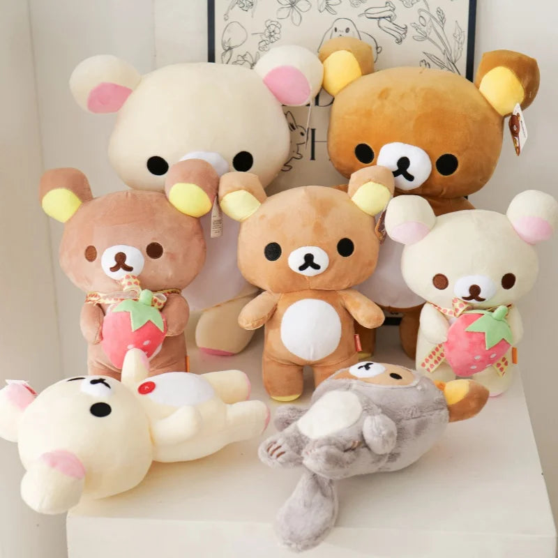 Rilakkuma Plush Stuffed Doll – Kawaii Soft Anime Bear Toy
