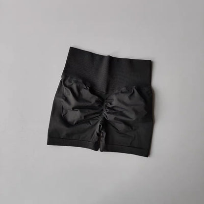 High-Waist Yoga Shorts for Women – Butt Lift Fitness Shorts