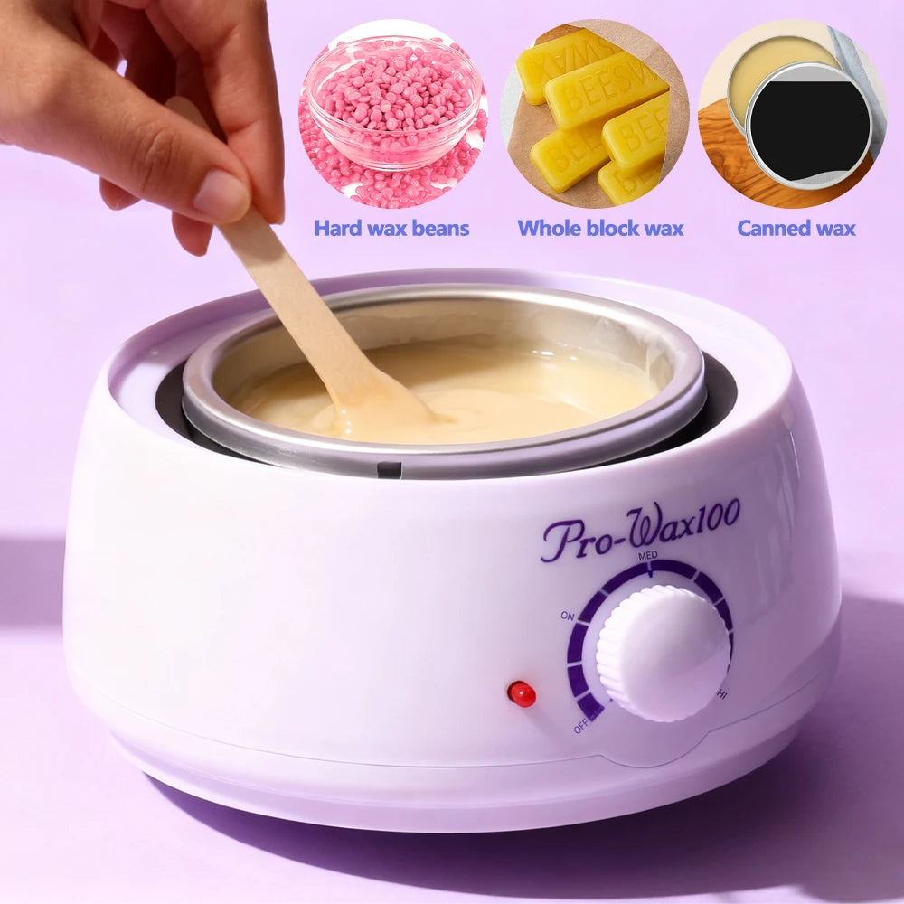 Electric Wax Warmer for Hair Removal – Adjustable Temperature