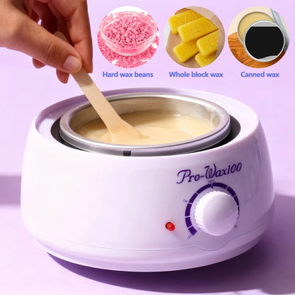 Electric Wax Warmer for Hair Removal – Adjustable Temperature