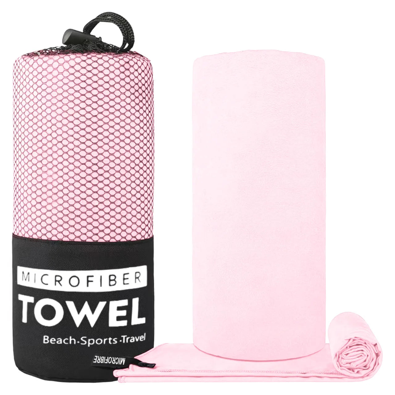 Microfiber Sports Towel – Quick Dry, Super Absorbent for Gym, Beach & Travel