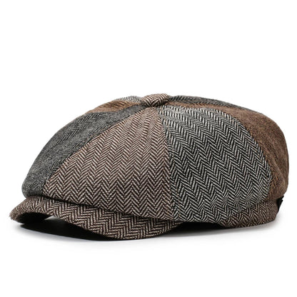 Newsboy Cap – Unisex Retro Cotton Beret for Travel & Casual Wear