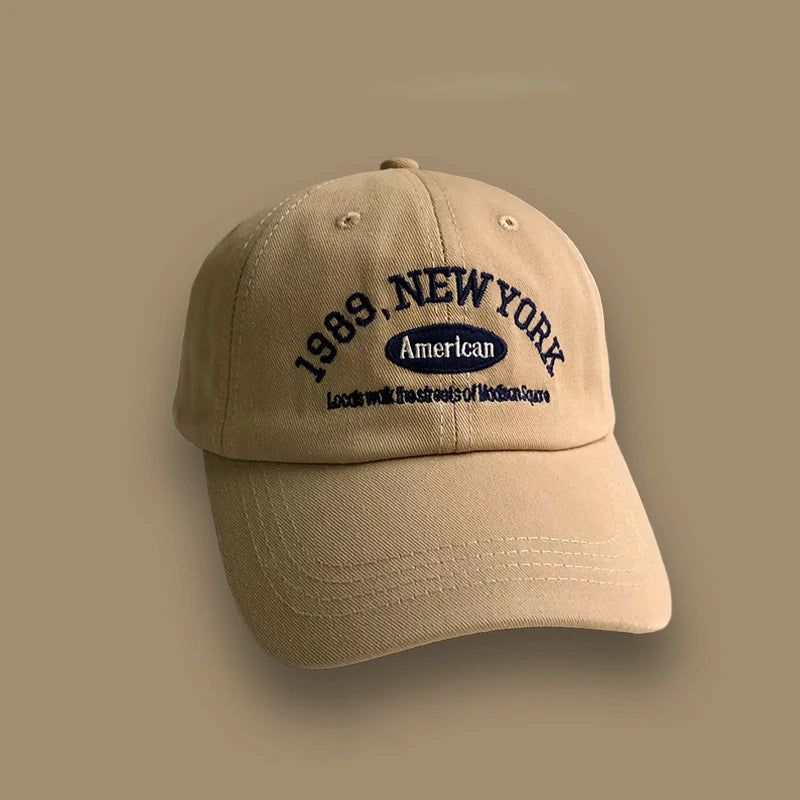 Baseball Cap – Unisex Retro Letter Embroidered Hat