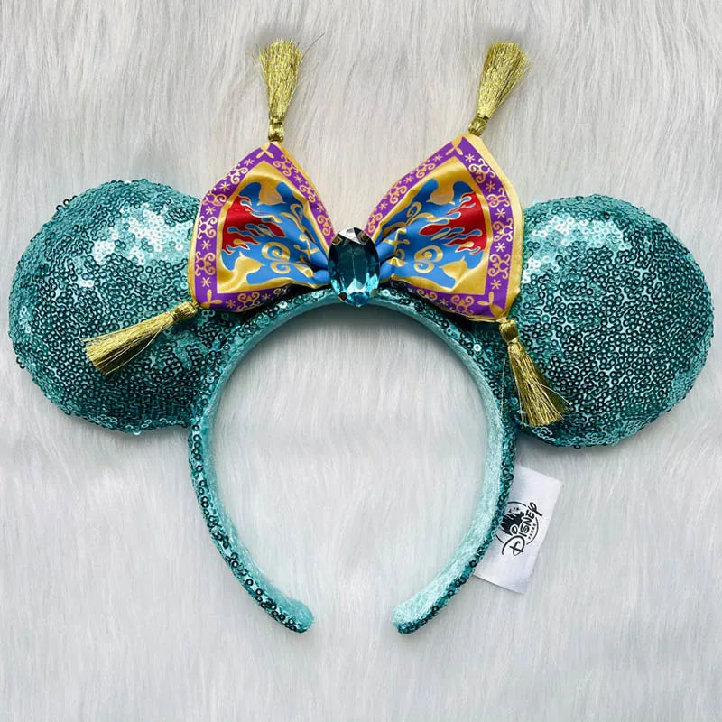 Disney Minnie Mouse Ears Headband – Plush Bow for Adults & Kids