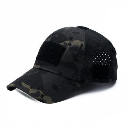 Tactical Baseball Cap with Velcro Patch – Breathable Adjustable Hat