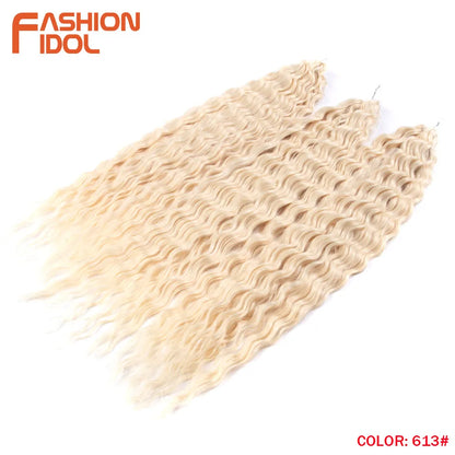 Water Wave Crochet Braiding Hair – Ariel Curl 22 Inch