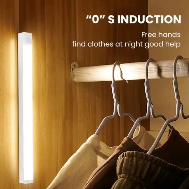 Motion Sensor LED Night Light – USB-C Rechargeable Cabinet Light