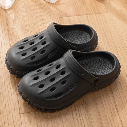 Clog Hole Shoes Thick Sole Non-Slip Beach Sandals for Men & Women