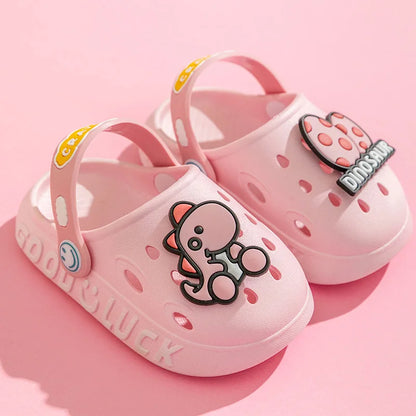 Kids Cartoon Dinosaur Clog Sandals – Baby & Toddler Beach Shoes