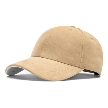 Solid Color Baseball Cap – Unisex Retro Adjustable Hat