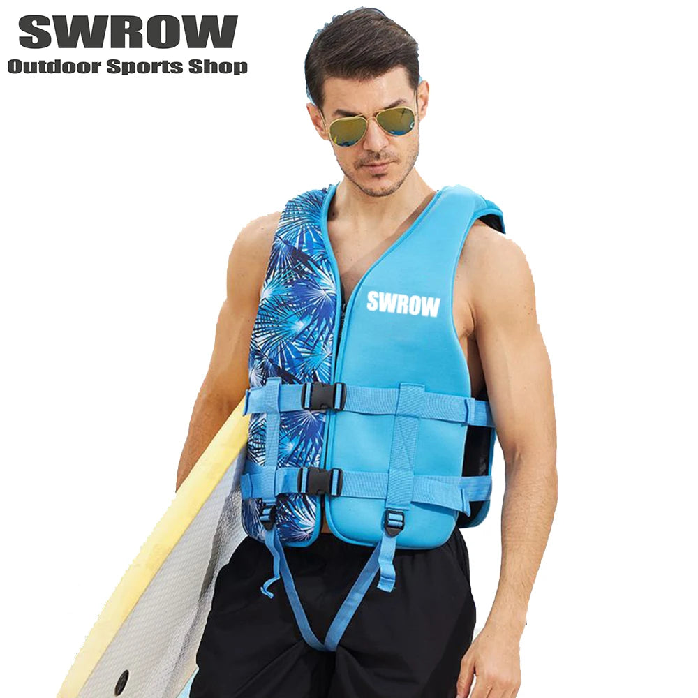 Neoprene Life Jacket Buoyancy Vest for Adults & Kids – Kayak, Surf, Swim
