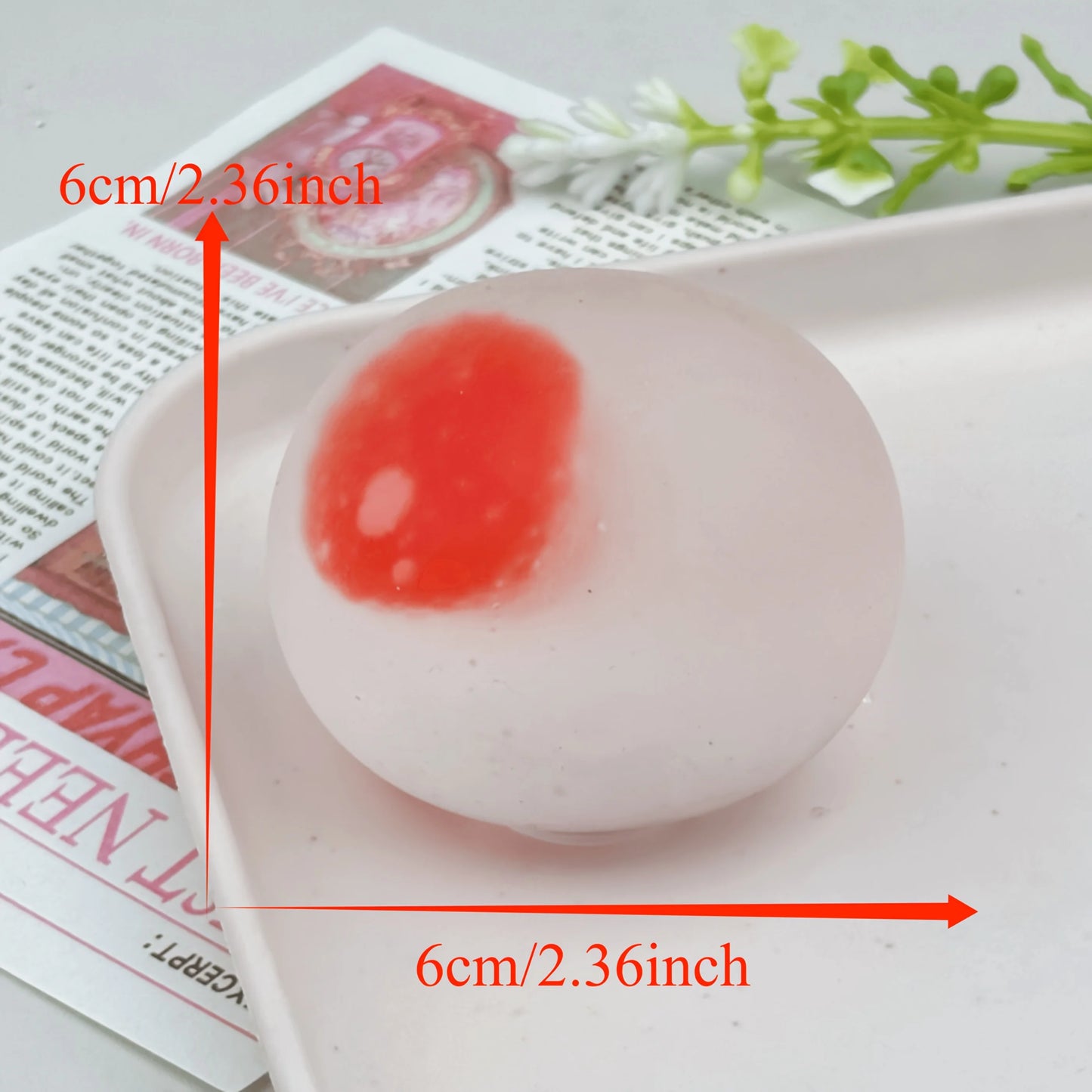 Kawaii Squishy Squeeze Toy – Slow Rebound Stress Relief Ball for Desk & Fidget