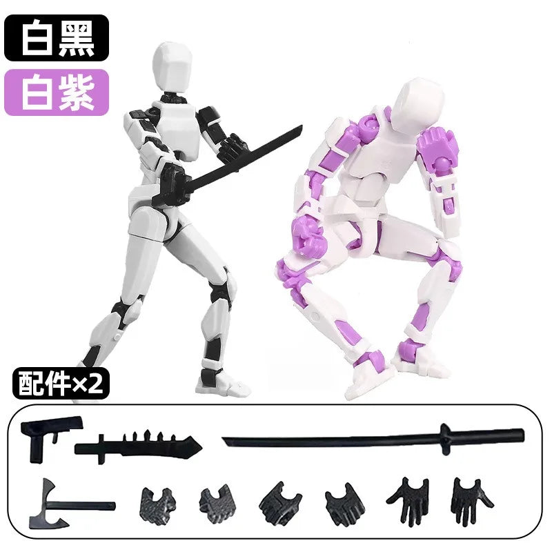 T13 Multi-Jointed Robot Dog Action Figure – Poseable Titan Mech Toy
