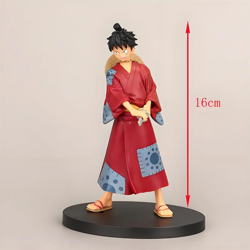 18CM One Piece Luffy Zoro Chopper Nami PVC Action Figures