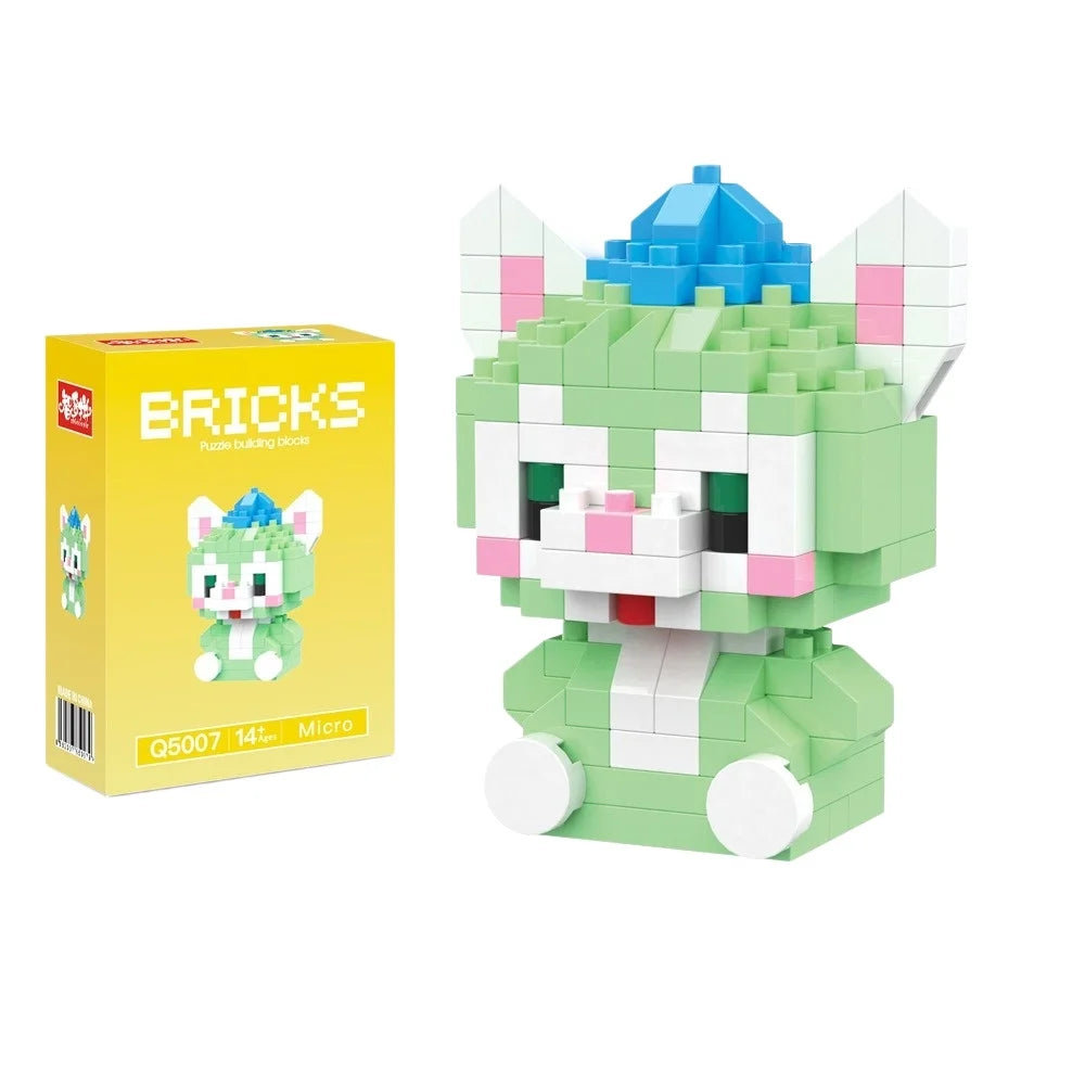 Cartoon Character Mini Building Blocks Set – DIY Brick Figures