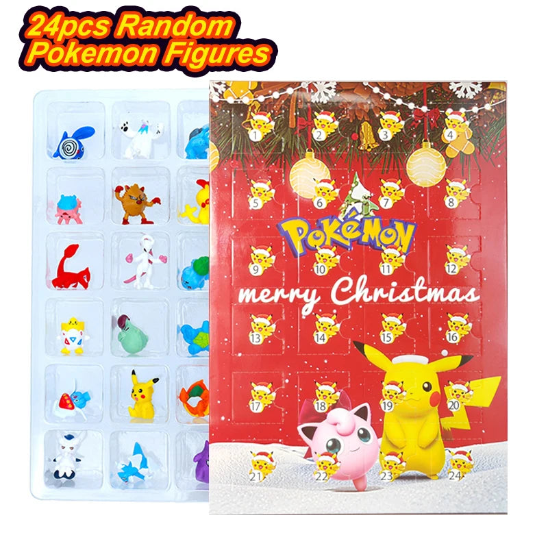 Pokémon Pikachu Bulbasaur Mini Figure Advent Calendar
