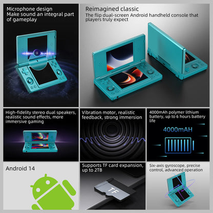 Anbernic RG DS Android 14 Dual Screen Retro Gaming Console