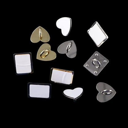 2pcs Adhesive Metal Phone Charm Ring Stand Hook