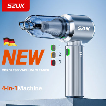 SZUK Cordless Handheld Vacuum Cleaner 180000Pa – Car & Keyboard