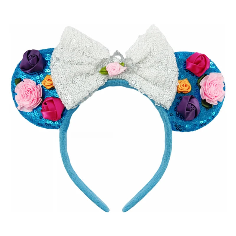 Disney Mouse Ear Headband Sequin Bow for Girls Adults Halloween Party