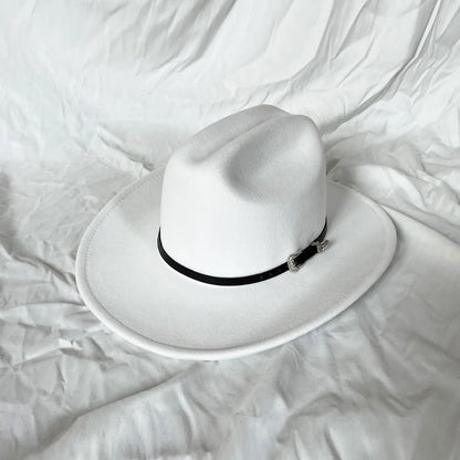 Cowboy Hat – Unisex Vintage Western Wide Brim Hat