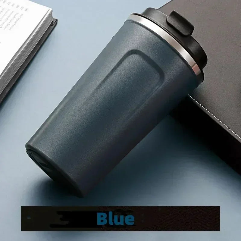 Stainless Steel Travel Coffee Mug – Leak-Proof Vacuum Thermos 380ml & 510ml