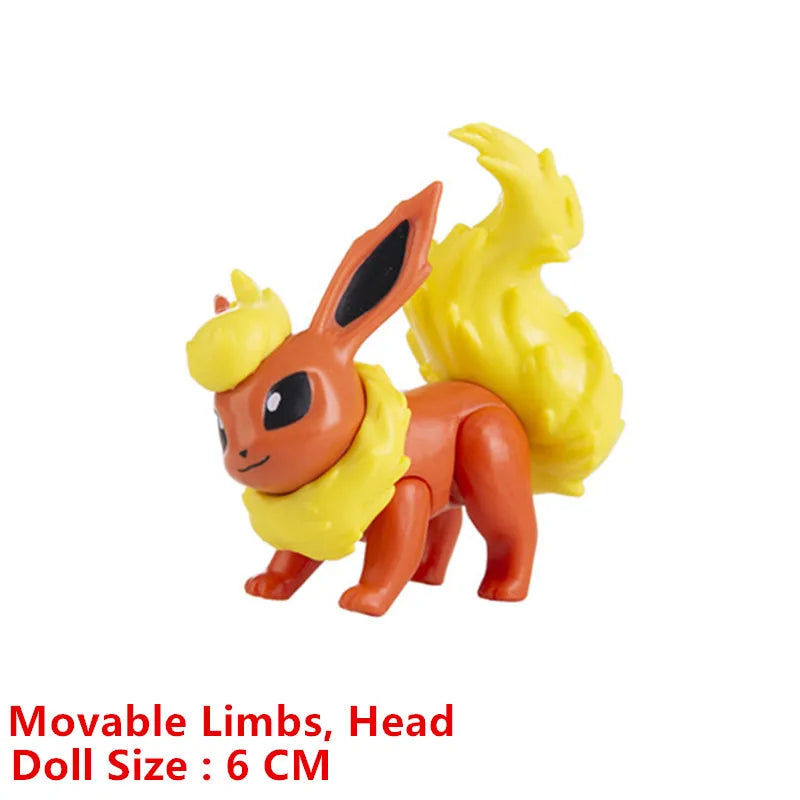 Pokémon Gengar Pikachu Eevee Greninja Mewtwo Action Figure Collection
