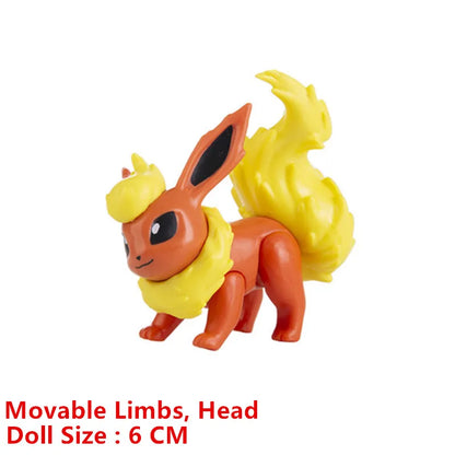 Pokémon Gengar Pikachu Eevee Greninja Mewtwo Action Figure Collection