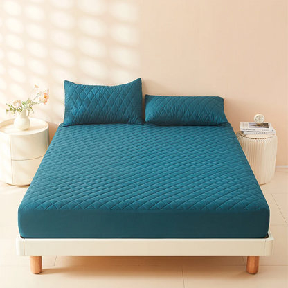 Waterproof Quilted Mattress Protector – 3D Air Fabric Deep Pocket Cover