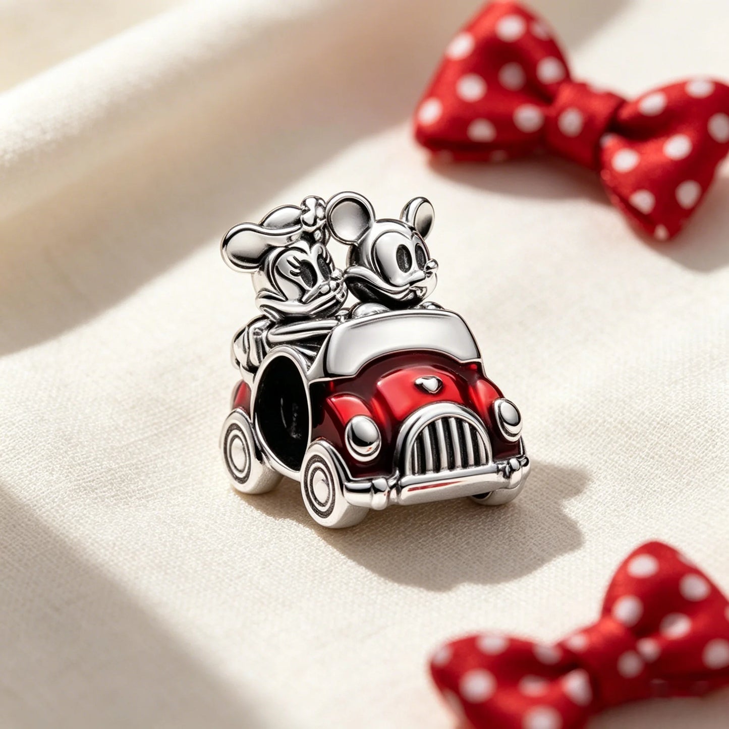 Disney Character Charm Bead – Fits Snake Chain Bracelet & Necklace