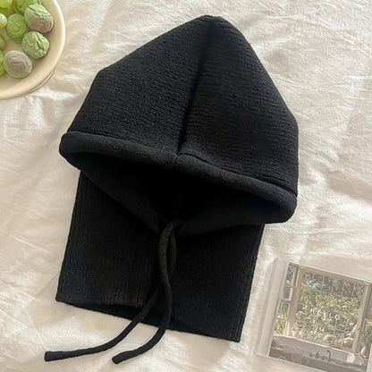 Balaclava Hooded Scarf – Women's Knit Winter Hood