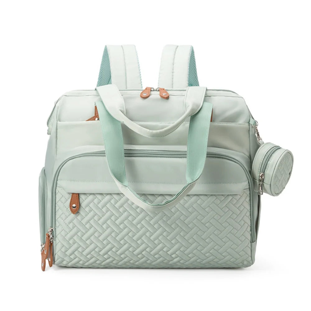 Large Diaper Bag Backpack – Maternity Nappy Bag with Pacifier Pouch