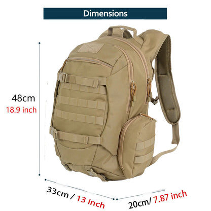 45L Tactical Backpack – Waterproof Military Rucksack for Hiking, Camping & Hunting