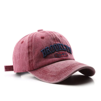 Brooklyn 1947 Embroidered Baseball Cap – Unisex Washed Cotton