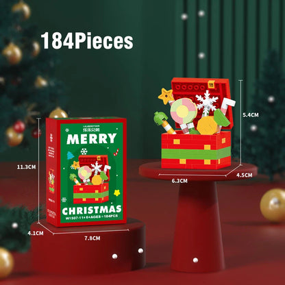 Christmas Micro Building Blocks Set – Santa, Reindeer & More