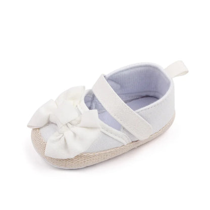 Baby Girl Mary Jane Shoes – Soft Sole Bowknot Sandal