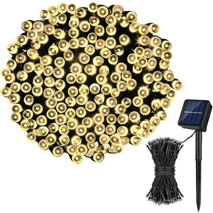 Solar LED String Lights Outdoor Waterproof Fairy Garden Lights