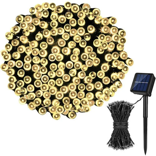 Solar LED String Lights Outdoor Waterproof Fairy Garden Lights